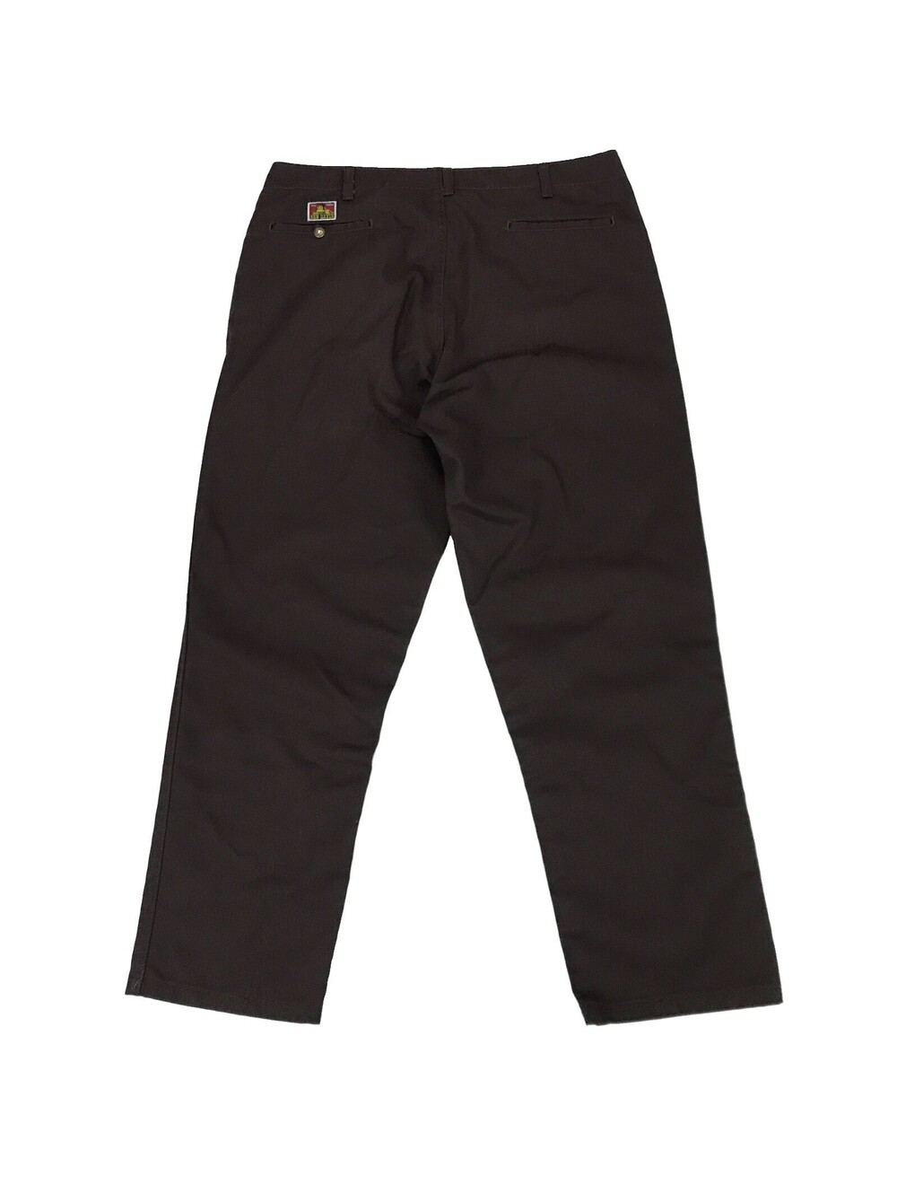 Vintage Ben Davis Pants Mens 40 Brown Canvas Wide Leg Relax Fit Gorilla Chicano - Picture 2 of 3